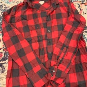 Women’s flannel button up